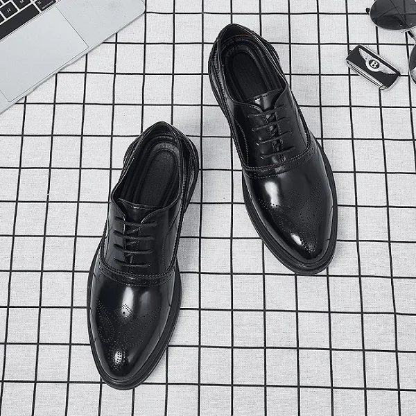

Men Brogue Shoes Wedding Party Business Men Casual Shoes 2019 Vintage Oxford Shoes For Men's Shoes