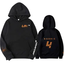 

Hoodies Autumn Winter Formula One Racer Lando Norris F1 McLaren Team Racing Fans Hoodie Team Men/Women Oversized Hoodies