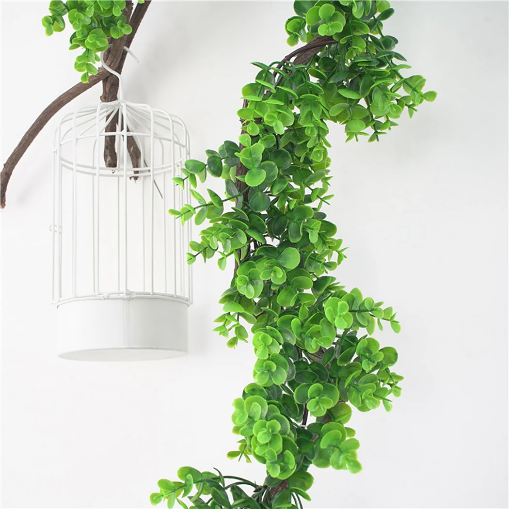 

1.9m Artificial Leaves Vine Fake Greenery Garland Hanging Vine Artificial Leaf Wedding Party Decoration Home Table Decor