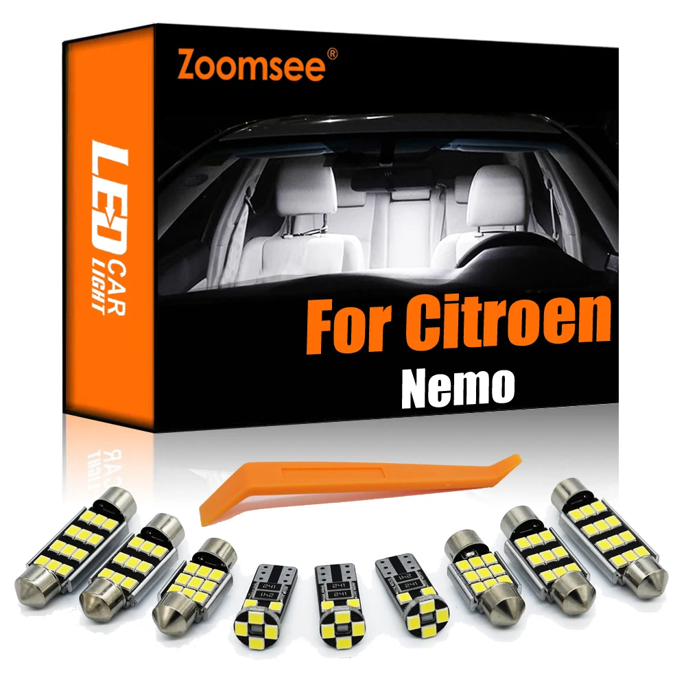 Zoomsee 10 шт. внутренний светодиодный для Citroen с изображениями из мультфильма В