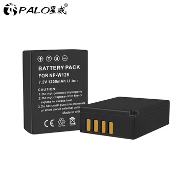 

2pc NP-W126 npw126 Replacement Battery 1200mah for Fujifilm FinePix HS30EXR HS33EXR HS50EXR X-A1 X-E1 X-E2 X-M1 X-Pro1