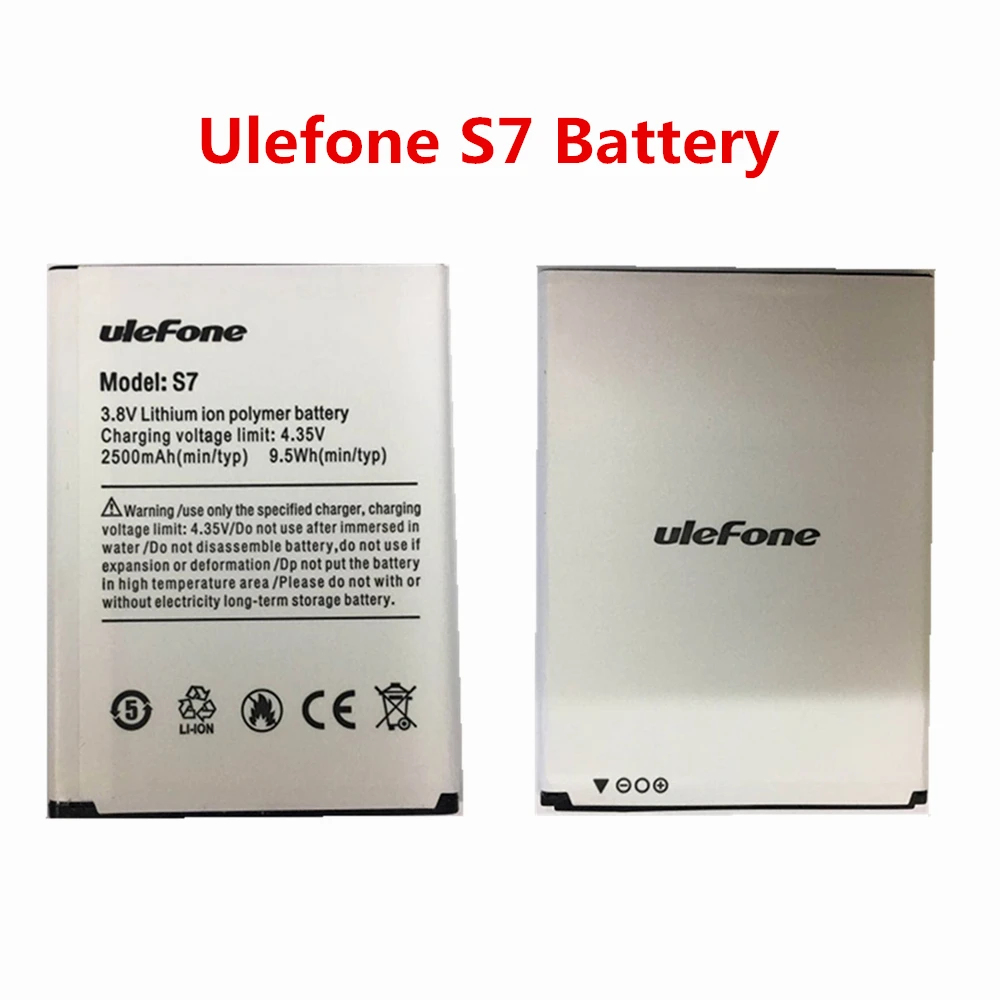 Мобильный телефон Ulefone S7 аккумулятор 2500 мАч 5 0 дюйма MTK6580 оригинальные аксессуары