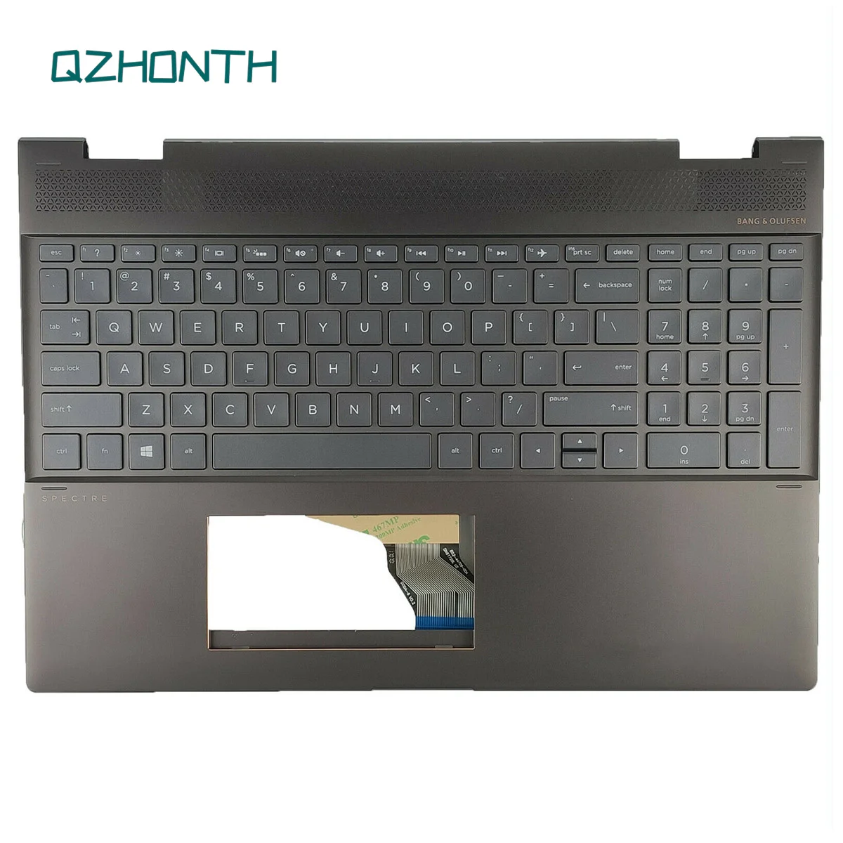 

Used For HP Spectre X360 15-CH Palmrest Upper Case with Backlit Keyboard