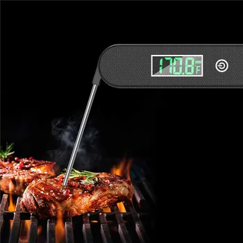 

Food Folding Thermometer Kitchen Digital Thermometer Meat Barbecue Cooking Tool Probe Accurate