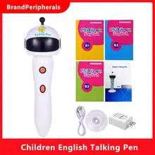 

Digital Children English Talking Pen with 3 Interactive Books 6 Languages Learning Device Voice Learning Pen Kit Educational Toy
