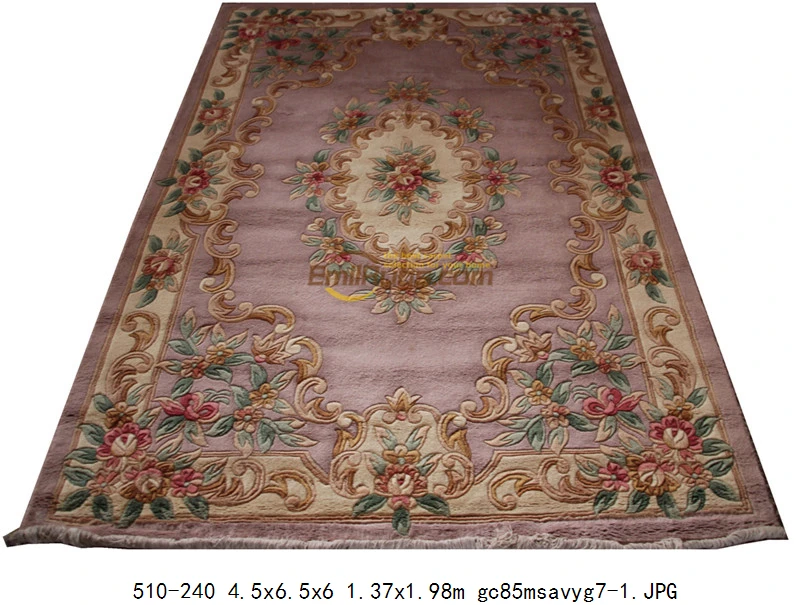 Ковер для гостиной толстый и плюшевый Европейский коврик ручной работы шерстяные ковры для гостиной ковер китайские шерстяные ковры - Цвет: 510-240 4.5x6.5