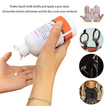 

50ml 100ml 200ml 250ml Liquid Chalk Anti-slip Chalk Liquid Magnesium Chalk For Pole Dance Rock Climbing Weightlifting Fitness