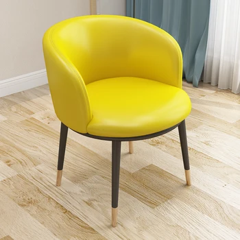 

Nordic Iron Dining Chair Luxury Simple Home Backrest Chair Restaurant Talks Leisure Chair Sales Office Table and Chair