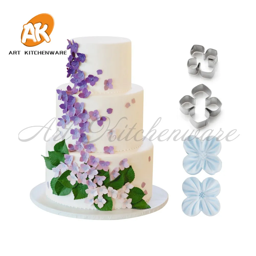 4 Pz/Set Petunia Impression Flower Mold Silicone Veiner Mold Cake Decorating Fondente Sugarcraft Cake Mold Per Sugar Flower