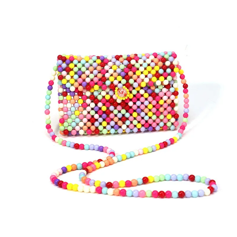 

Surplus Power 2019 New Style Pearl Bag WOMEN'S Cross-body Bag INS Versatile Mini Online Celebrity Beaded Bag