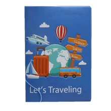 Чехол-кошелек с буквенным принтом для путешествий, сумка-кошелек, креативная женская сумка из искусственной кожи, держатель для Id адреса, портативные аксессуары для путешествий
