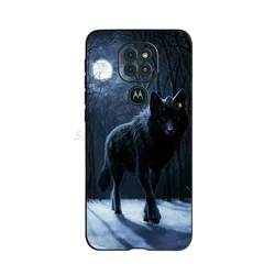Floral Printed Soft Silicone Phone Cover for Moto G9 Play (Case-C01)
