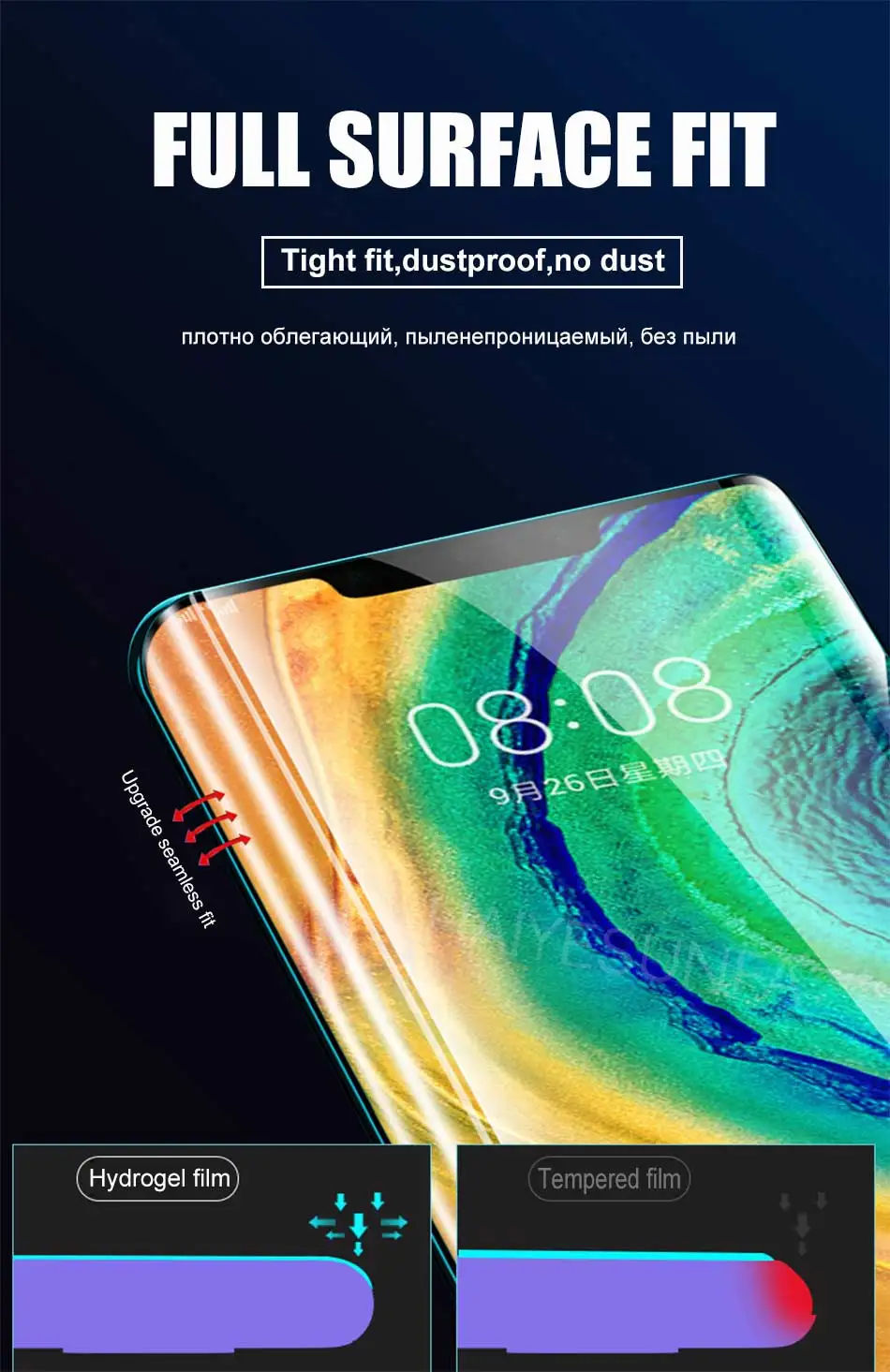4-1 шт 200D Защитная пленка для huawei mate 30 P20 P30 Pro Защита экрана для huawei P30 P20 mate 20 Lite Гидрогелевая пленка