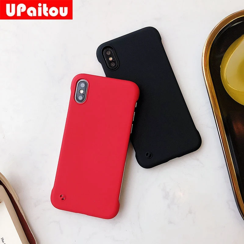 

Ultra Slim Frameless Case For Huawei P30 P20 Honor 20 Pro Mate 20 8X Solid Matte Scrub Hard PC Cover Case for Mate20 Borderless