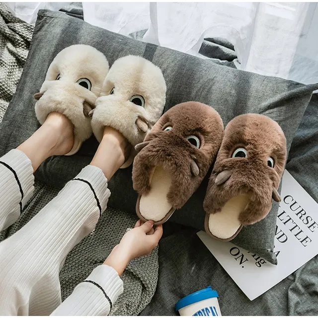 cute animal slippers