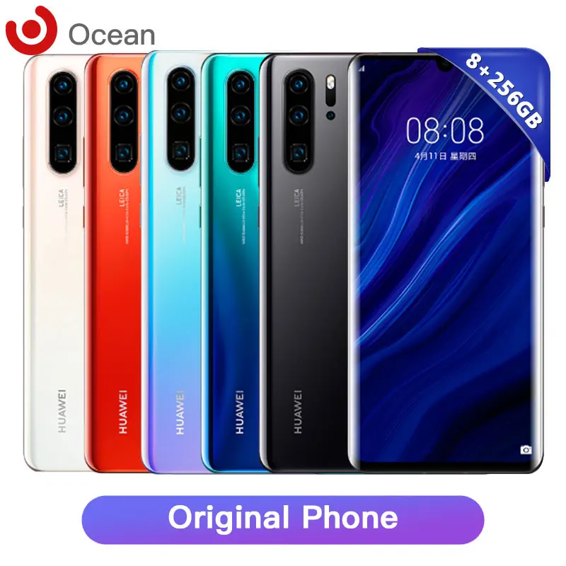 Оригинальный смартфон HUAWEI P30 Pro глобальная прошивка Kirin 980 8 ГБ ОЗУ 256 Гб ПЗУ Android 9 1