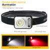 BORUiT B36 XP-G2+2*3030 Red Light LED Mini Headlamp 5-Mode Zoom Headlight Waterproof Head Torch Hunting Camping Use AAA Battery ► Photo 2/6