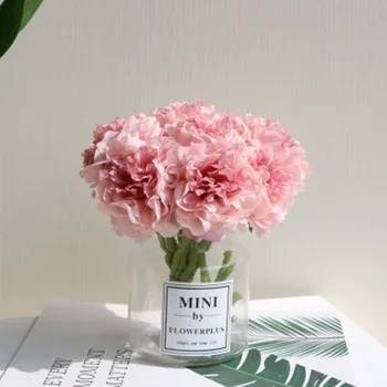 

Artificial Flowers Hydrangea Silk Bouquet for Decoration Artificial Peony Rose Wedding Home DIY Decor Fake Flower White