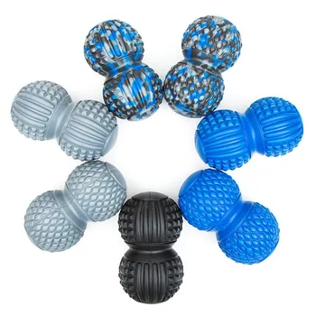 

1PCS EVA Grain Massager Double Ball Balance Training Fascia Ball Foot Massager Relaxation GYM Fitness exercise equipment Ball