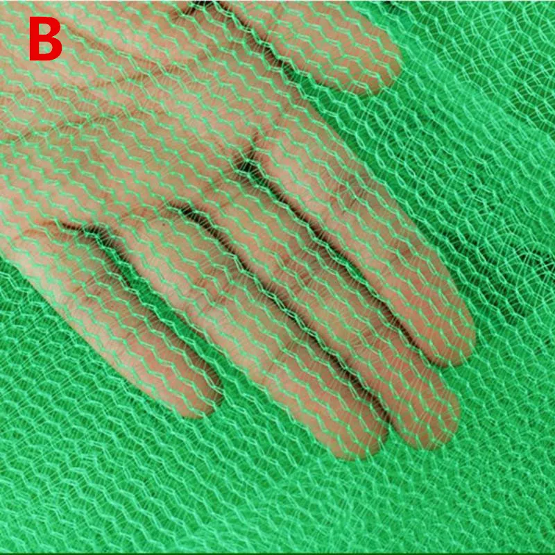 1.8x6m Green Mesh Net Poly Shade Sail Safety Netting Construction Sites Scaffold Debris Fire Retardant Plant protective cover - Цвет: B