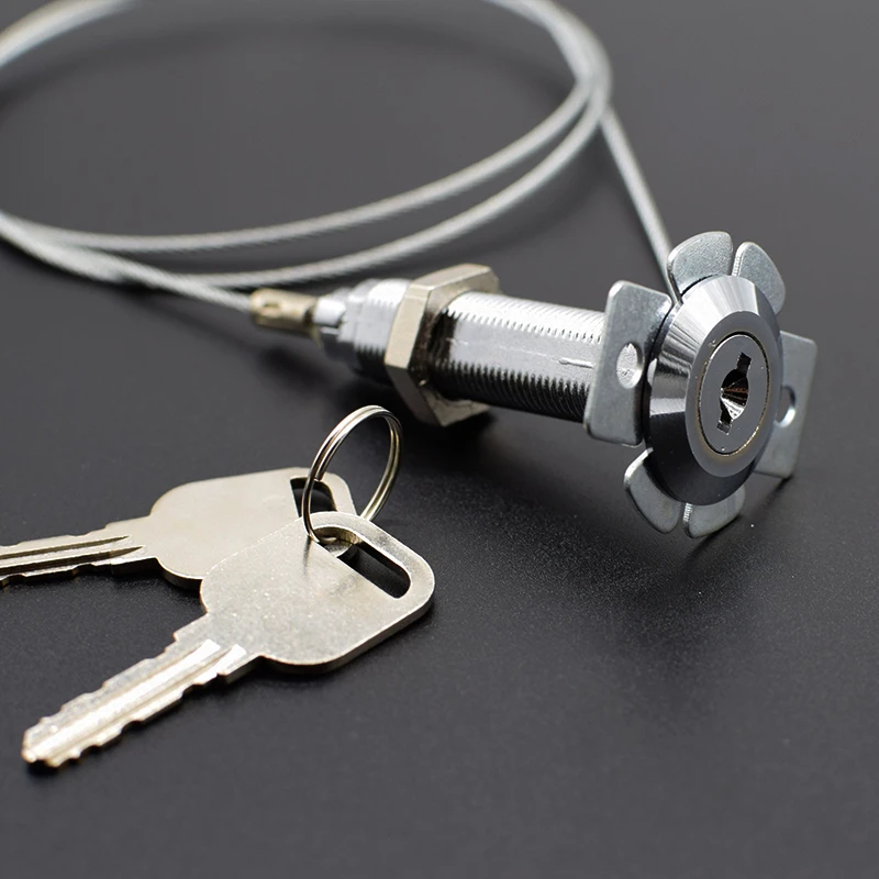 Garage door release key, garage door lock, emergency key release