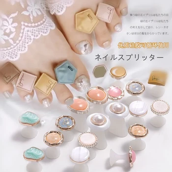 

8 pcs/set Silicone Toe Separator Foot Pads Home Salon Application Pedicure DIY Design Nail Art Tools Manicure Accessory