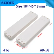 1 шт. 184*46*18 abs белый пластиковый квадратный светодиодный распределительный корпус