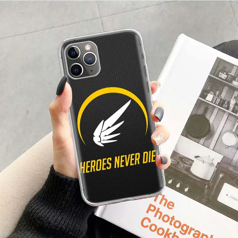 TR235-2 Чехол Overwatchs Mercys для Apple iphone 11 Pro XS Max XR X 7 8 6 6S Plus 5 5S SE 10 десять подарочных силиконовых чехлов для телефона - Цвет: TR235-2