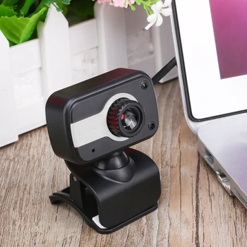 

Wide Angle Webcam, Large View Video Conference Camera, Full HD Live Streaming Web Cam with Built-in Microphone