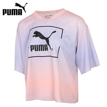 

Original New Arrival PUMA TIE DYE Mesh Tee Women's T-shirts short sleeve Sportswear