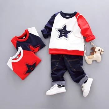 

Toddler Kids Clothes Long-sleeve Stars Outfits 2020 New Arrive Fall Costume Boy Sport Costume Baby Boys Children Clothes