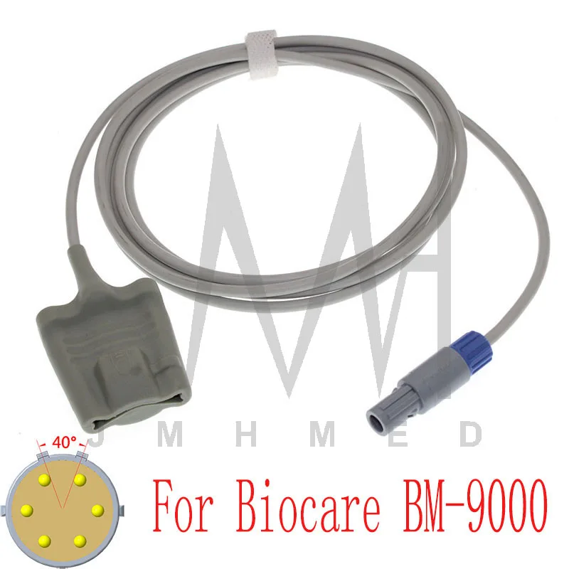 

Compatible with spo2 Sensor of Biocare BM-9000 Monitor,6pin 3m Adult/Child/Neonate/Ear/Forehead/Animal Oximetry Cable