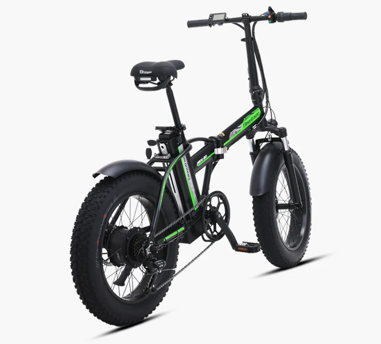 Электрический велосипед 20 дюймов ebike 48V500W Электрический горный велосипед электрический складной велосипед 4,0 fat tire bicicleta eletrica пляжный Электрический велосипед