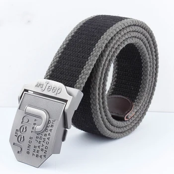 

Brand Mens Belt Luxury Designer Canvas Belts hombre Military Men's Jeans Belts Ceinture Homme Cinto 110cm 140cm