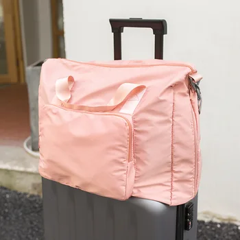 

Large Capacity Women's Travel Bag Pocket Garment Luggage Organizer Package Weekend Business Tourism Trolley Duffle Accessories