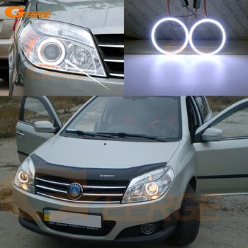 

Excellent Ultra bright COB led angel eyes kit halo rings For Geely MK Cross 2010 2011 2012 2013 2014