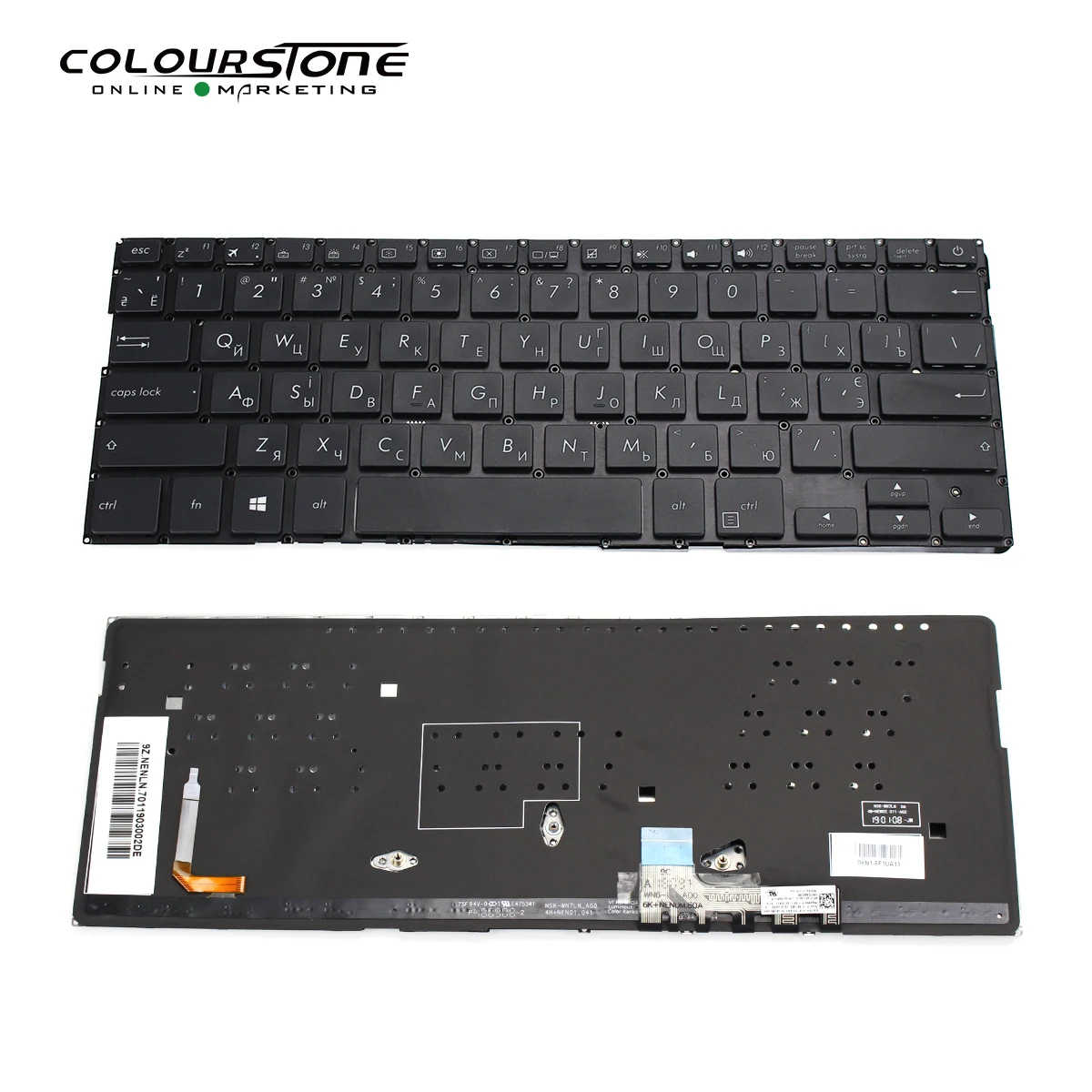 

Новинка 2021, клавиатура для ноутбука модели UX331FN мкА 0kn1-6f мкА 13, черная с подсветкой