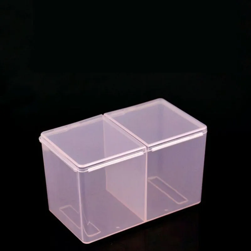 Clear Cotton Swab Organizer Holder Pad Storage Box Transparent Remover Paper Makeup Desktop Tool Jewelry Case Container P | Дом и сад