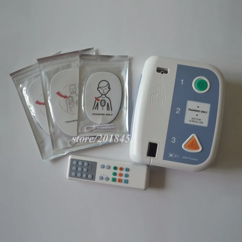 XFT-120C+ Multifunctional AED Trainer First Aid Training Teaching Device CPR Practice Machine With Electrode Pads For Emergency 5