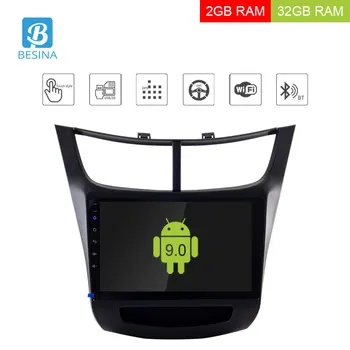 

Besina 9 inch Android 9.0 Car Radio For Chevrolet Sail 2015 2016 2017 2018 WIFI GPS Navigation Stereo 2G+32G multimedia Audio SD