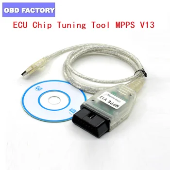 

10pcs ECU Programmer SMPS MPPS V13.02 V13 K CAN Flasher Chip Tuning Remap OBD2 MPPS V13.02 Diagnostic Cable With Multi-Language