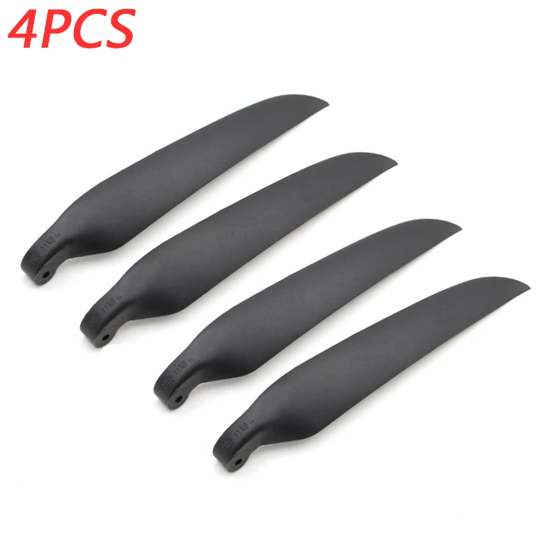 4PCS HY Electric Model Glider Flying Folding Paddle Dia 711inch Black