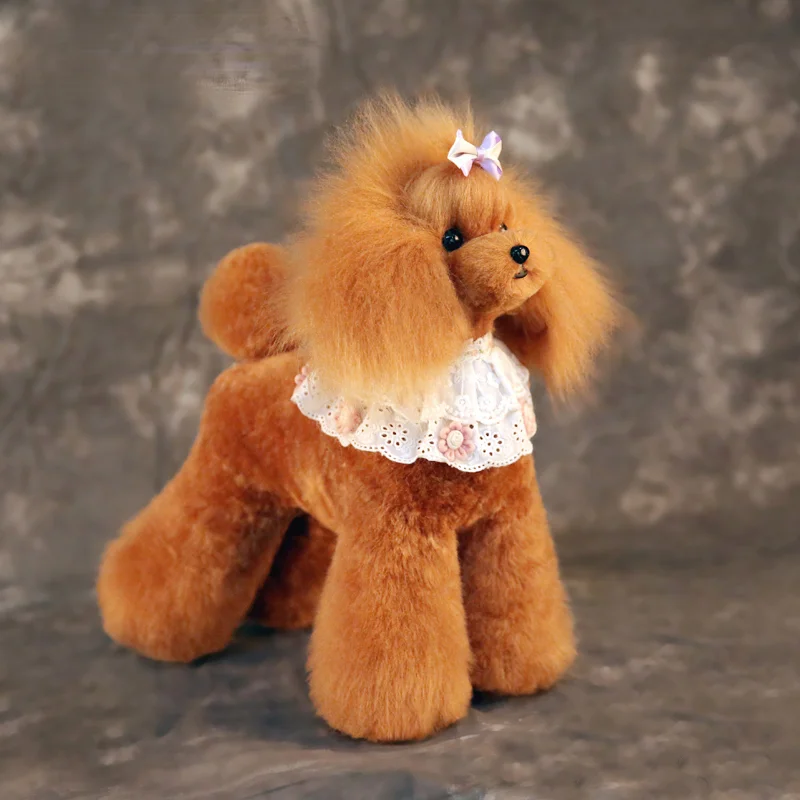 犬のグルーミングモデル テディベアモデルのトリミング 練習用 毛皮5個購入 無料のマネキン1個 Dog Accessories Aliexpress