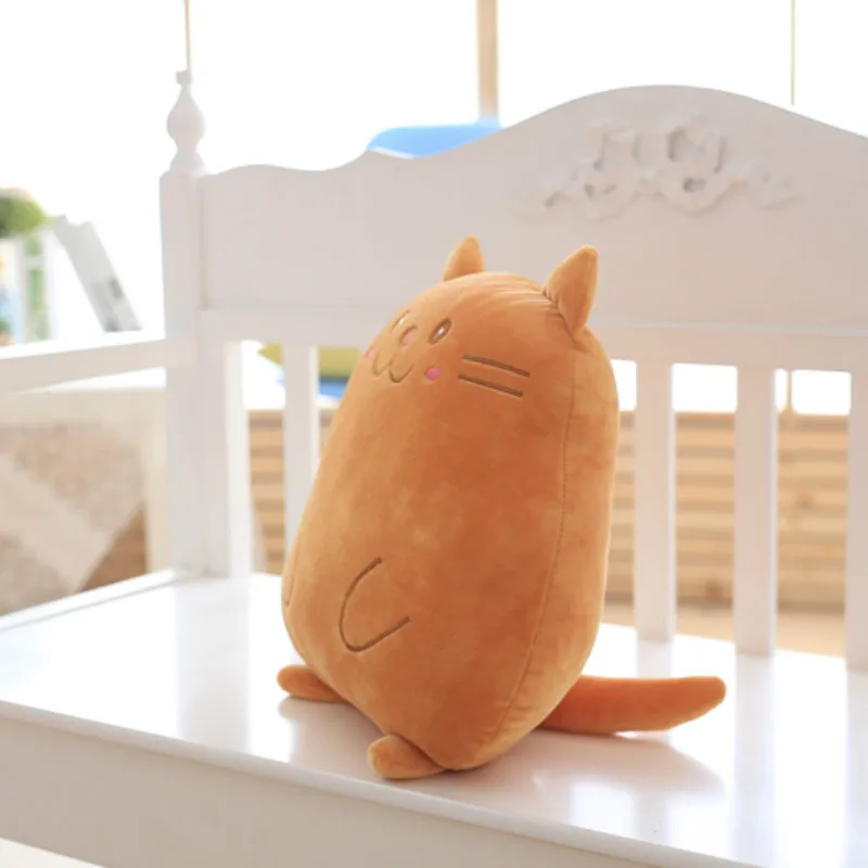 40 см Kawaii Плюшевые игрушки для кошек Pusheen, подушка для кошек, мягкие куклы Aniamls, мягкая подушка для девочек, плюшевые игрушки для детей, подарок на день рождения