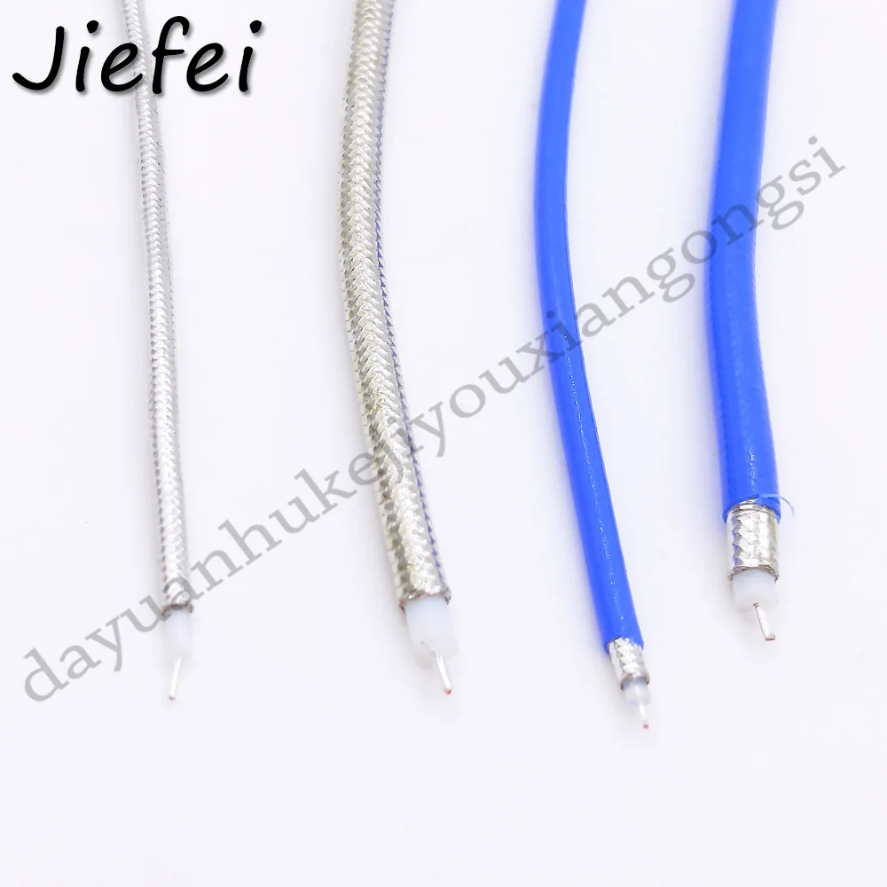 반강성 플렉시블 블루 재킷, RF 동축 케이블 어댑터, RG402, 0.141 인치, RG405, 0.086 인치, 50 OHM, 10-20M