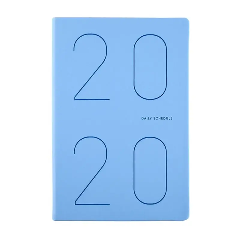 

Faux Leather 2020 Agenda Diary Planner Notebook Schedule Business Manual Notepad