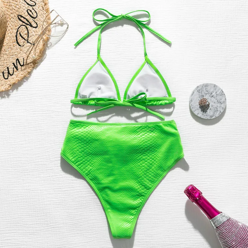 Misswim, сексуальный комплект бикини с высокой талией,, купальник с поясом, женский купальник, пуш-ап, треугольный бикини, купальник, Женская пляжная одежда, новинка