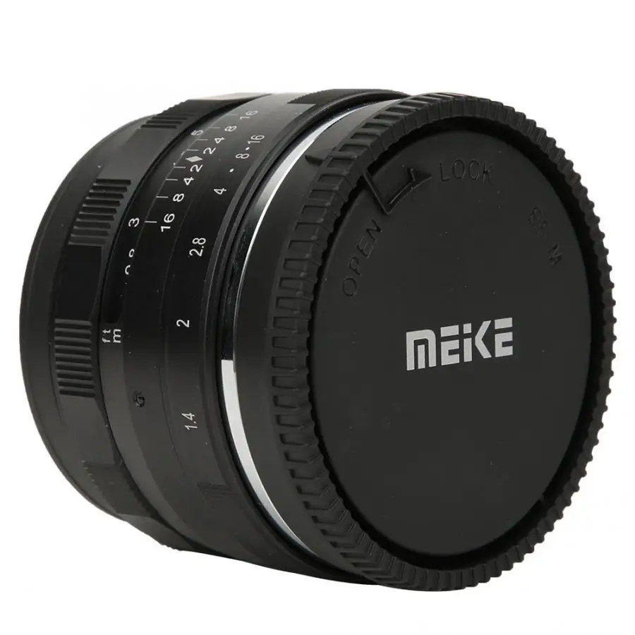 Meike 35 мм F1.4 объектив с большой апертурой ручной фокусировки для Canon EOS-M крепление для Fujifilm T10 X-Pro1/Pro2 для sony Nex3/3N/A5000/A5100