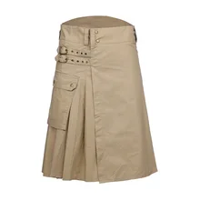 Мужская Мода однотонные Цвет Летние повседневные шорты в этническом стиле Стиль Шотландка высококачественные, традиционные юбки