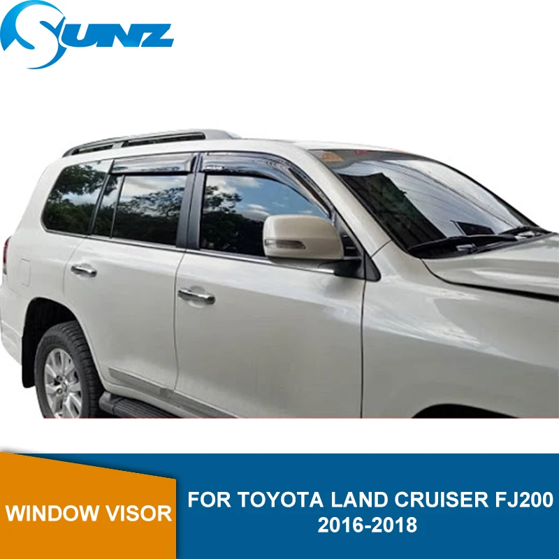 Дефлектор бокового окна для Toyota Land Cruiser 200 FJ200 LC200 LX570 2016 2017 2018 Abs окно щит от солнца